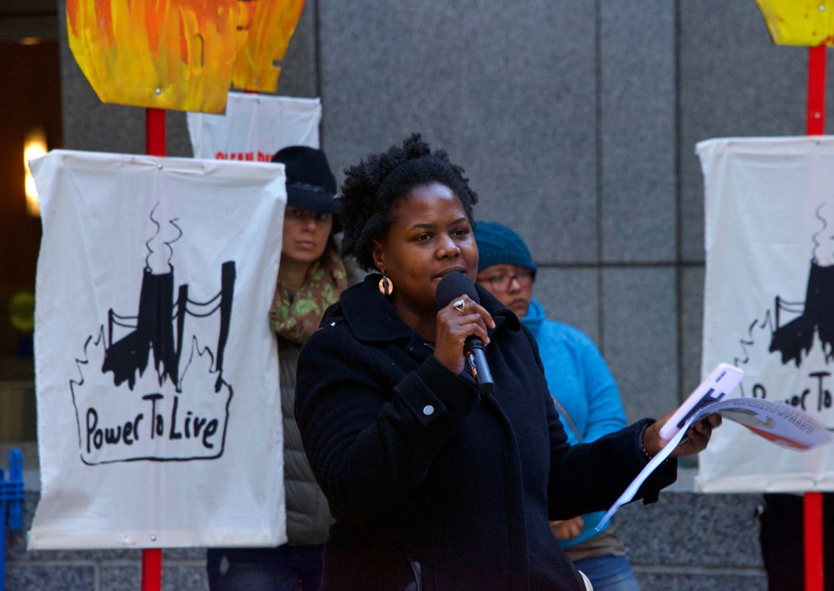 2019 protest in front of PG&E headquarters in San Francisco